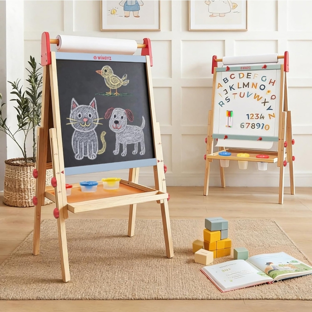 Kids Wooden Easel